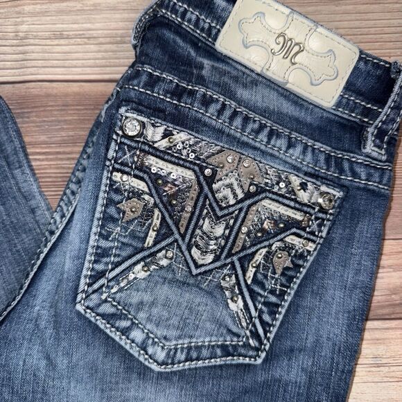 Miss Me Women's Signature Skinny Jeans Size 26 - Picture 2 of 13